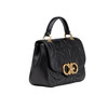 FERRAGAMO 菲拉格慕 GANCINI绗缝手提袋-小号 女提挎包 黑色 21 I281 732663 商品缩略图1