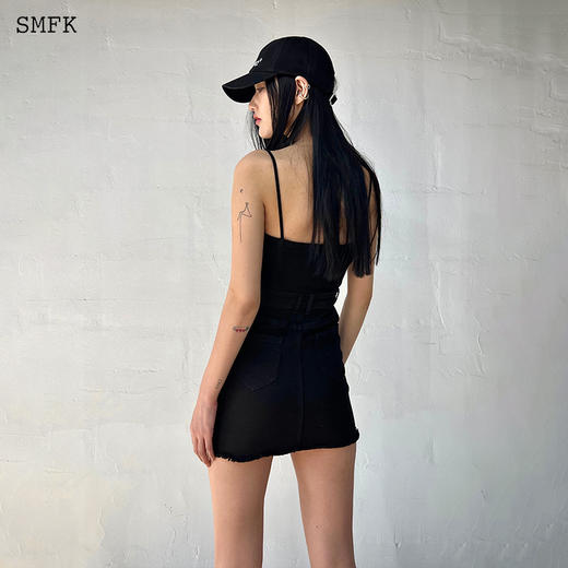 特价秒杀SMFK Garden 花园牛仔吊带裙 牛仔黑手绘 UD004B .潮快闪[福利品] 商品图2
