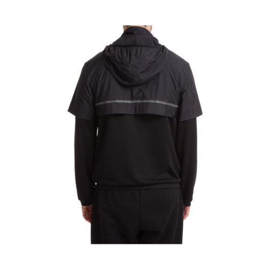 EMPORIO ARMANI EA7 阿玛尼 拉链连帽 男士外套 黑色 6KPM95 PJ16Z 1200 商品图2