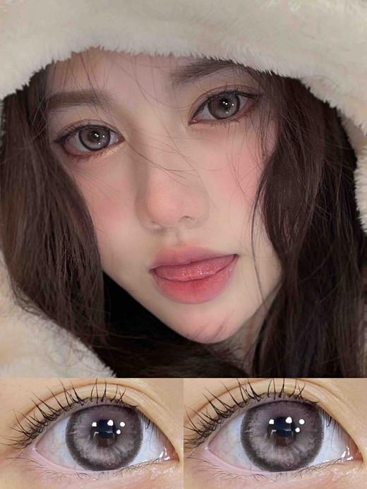 年抛/大直径日抛  moonmyth 赛博朋克紫 大直径14.5 着色直径13.9  妈生质感高光漫画眼 敲好看哇 商品图8