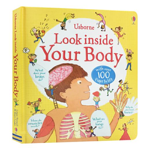 尤斯伯恩看里面系列 人体 英文原版 Usborne Look Inside Your Body 儿童百科翻翻书 英文版英语启蒙早教绘本 进口原版书籍 商品图3