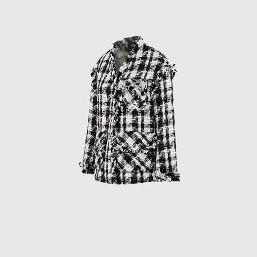 前胸不对称包装饰休闲外套 商品图2