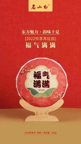 2022福气满满 名山白白茶 茶香汤甜