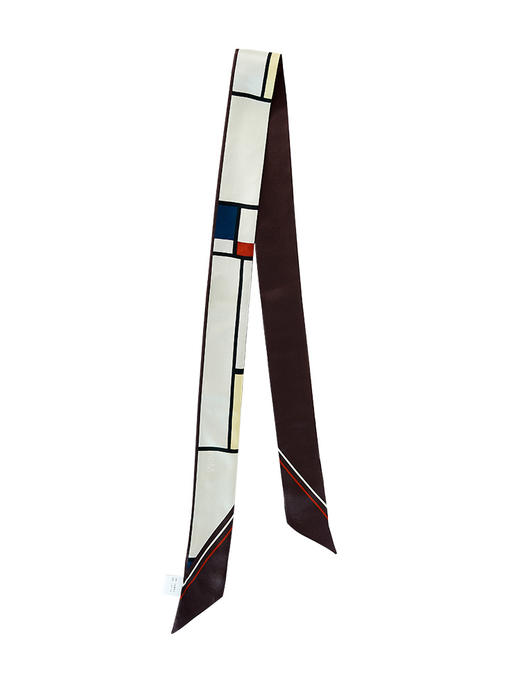 MFA波士顿美术博物馆蒙德里安丝巾创意礼品送女朋友生日新年礼物 商品图4