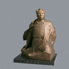 宇达青铜摆件 曹春生作品《指点江山》限量99版 艺术装饰摆件  高42cm 商品缩略图0