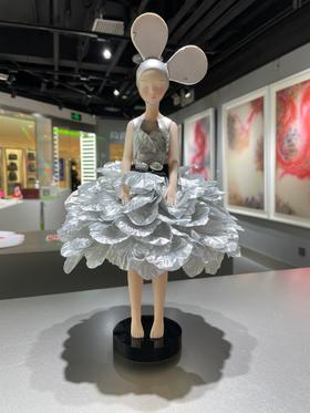 初绽-然女孩-银色