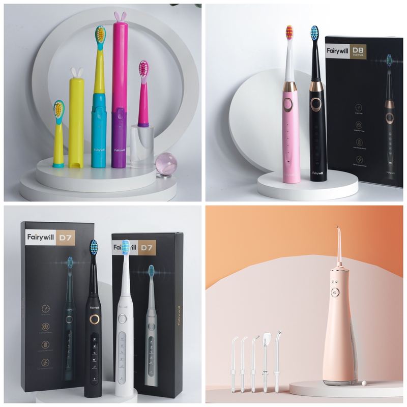 Fairywill儿童成人情侣款电动牙刷 冲牙器