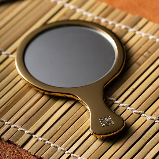 【6F】朱炳仁 铜 流年芳华手柄铜镜 家居饰品 艺术品生活 礼品礼 流年芳华铜镜 商品图4