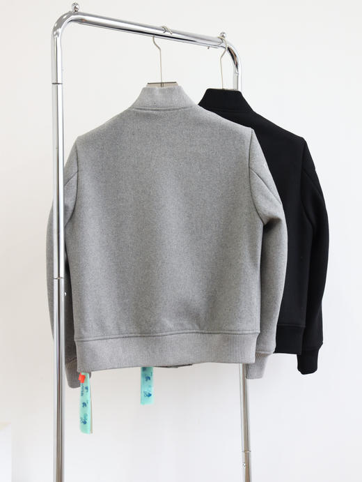 O.W 21FW情侣款羊毛呢棒球外套 WT449 商品图6