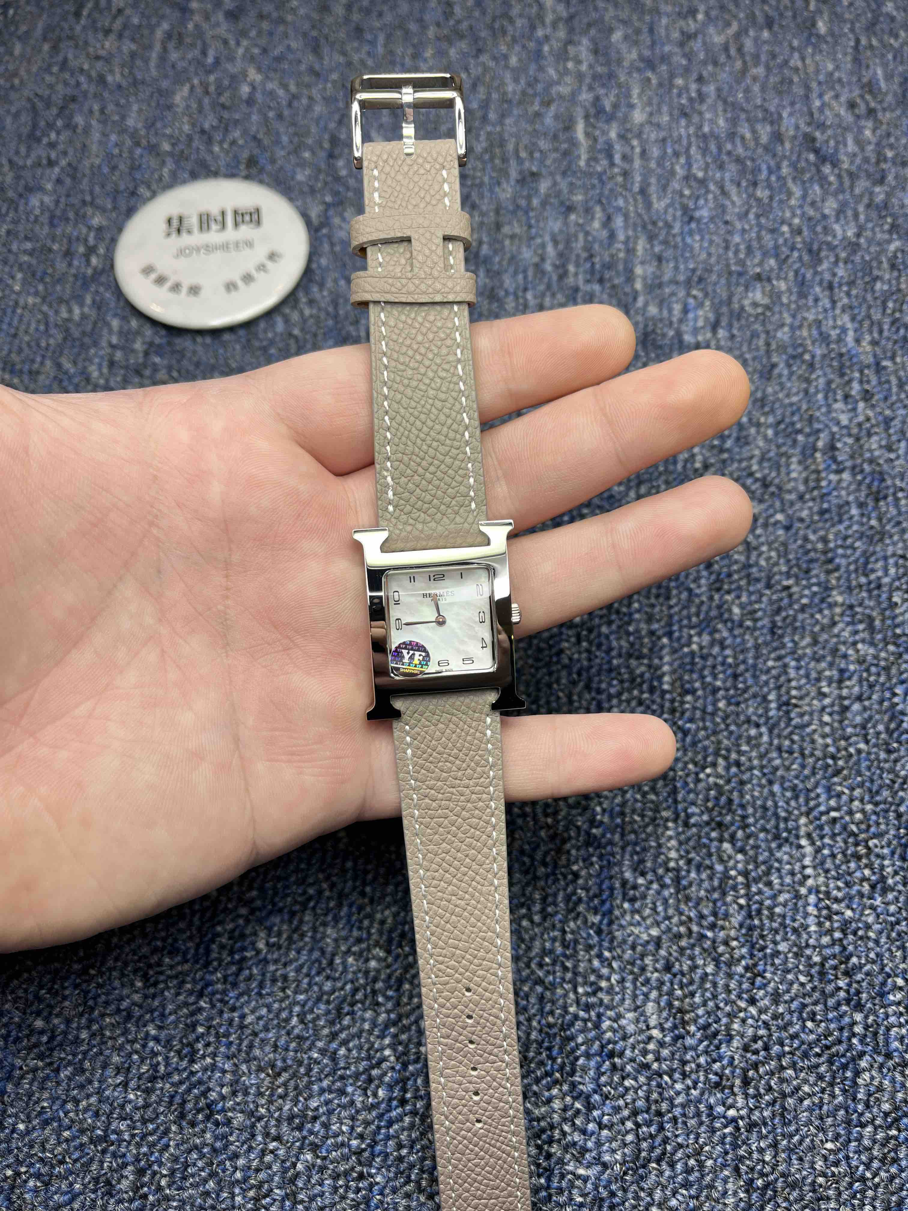 爱马仕 hermes heure h系列女士石英腕表