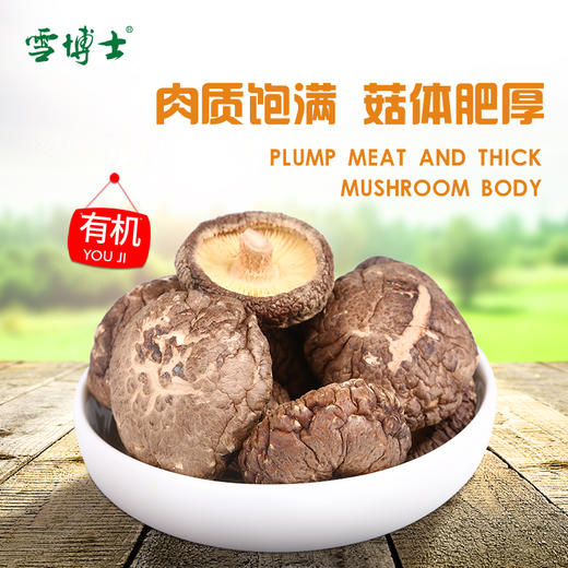 有机香菇  小兴安岭特产 雪博士  肉质饱满  味道鲜美支持自提 商品图2