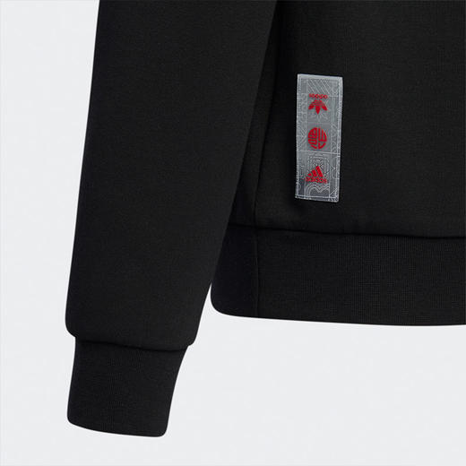 小阿迪22春新年款男童棉质加厚运动套头衫HC2728 商品图3