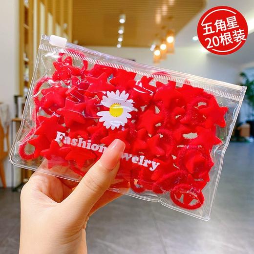 【新年红头绳 扎得紧不伤发】红头绳新年过年红色发绳皮筋儿童扎头发不伤发喜庆发圈女童宝宝女 商品图14