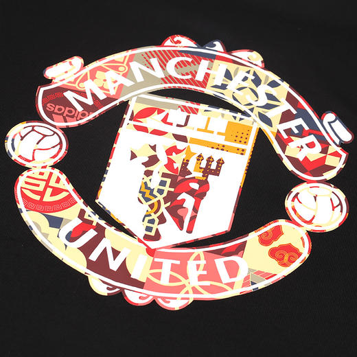 ADIDAS/阿迪达斯曼联足球运动短袖T恤成人男H63996 商品图3