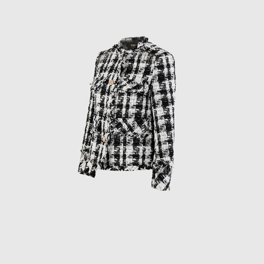 流苏装饰戌边小香风外套 商品图1