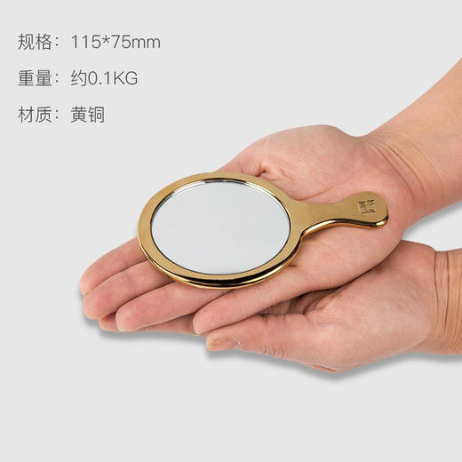 【6F】朱炳仁 铜 流年芳华手柄铜镜 家居饰品 艺术品生活 礼品礼 流年芳华铜镜 商品图1