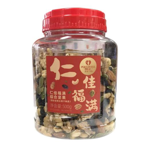 雪白仁福满罐综合坚果500g 商品图0