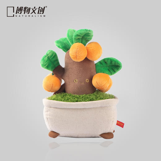 博物文创 金桔树毛绒仿真盆景摆件大吉大利新年春节礼物 商品图1