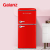 格兰仕电冰箱106升复古红两门双门家用小型电冰箱 直冷双门双温冰箱电冰箱BCD-106VF/J红 商品缩略图6