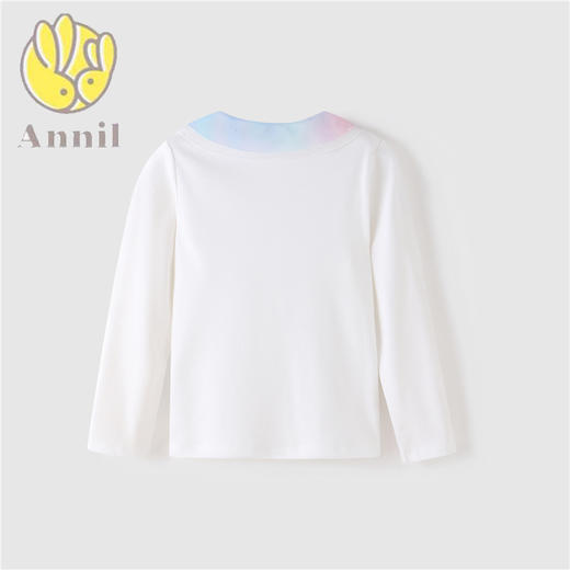 安奈儿女童翻领长袖针织衫ag211631 商品图1
