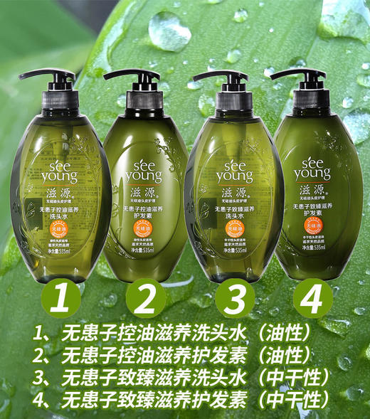 【爆款超低价预售 急单慎拍】正品滋源无硅油洗发水护发素控油去屑防脱固发柔顺滋养 商品图0