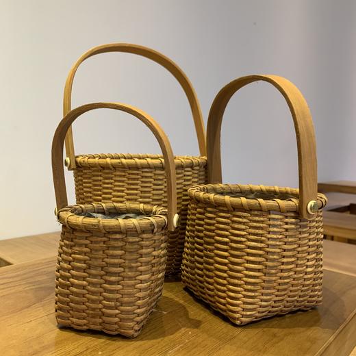 【园艺】藤编花篮三件套 商品图0