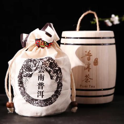 吉顺号普洱茶龙珠茶多种口味生熟混合装木桶装400g 商品图0