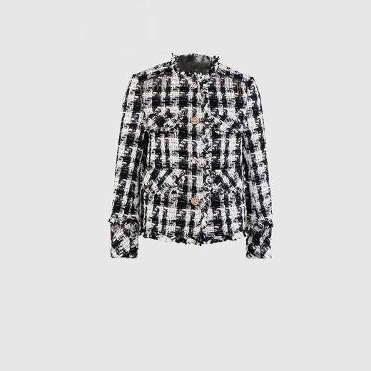 流苏装饰戌边小香风外套 商品图0