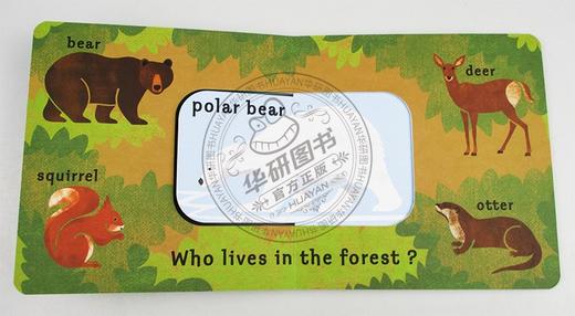 配对游戏 动物之家 英文原版 Mix and Match Animal Homes 英文版儿童英语趣味纸板书 精装 进口原版书籍 商品图1