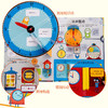 尤斯伯恩看里面揭秘时间】乘除法小数几何加减数学科普翻翻书3d立体书 宝宝儿童硬壳纸绘本 幼儿启蒙百科全书认识时间数学趣味科普 商品缩略图3
