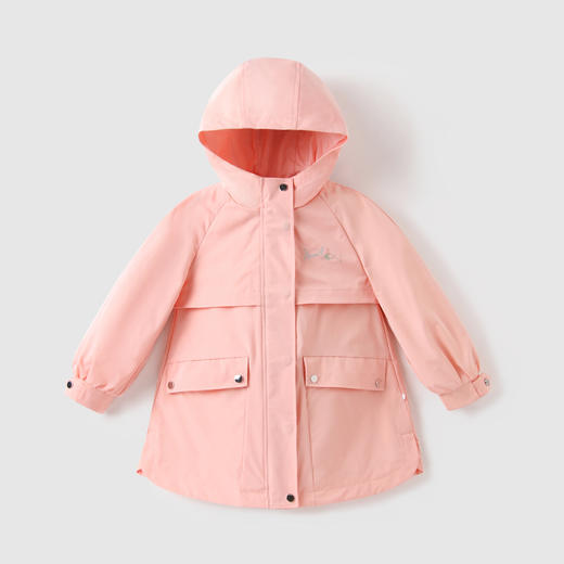 安奈儿女童梭织风衣外套ag215634 商品图0