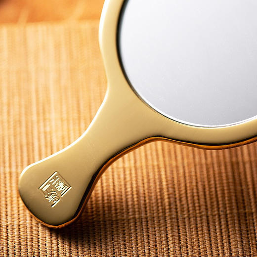 【6F】朱炳仁 铜 流年芳华手柄铜镜 家居饰品 艺术品生活 礼品礼 流年芳华铜镜 商品图3