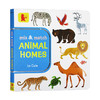 配对游戏 动物之家 英文原版 Mix and Match Animal Homes 英文版儿童英语趣味纸板书 精装 进口原版书籍 商品缩略图0