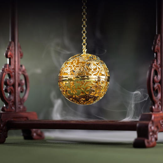 【6F】朱炳仁 铜 合意香囊挂件 铜雕汽车挂件 家居饰品艺术品 订制款礼品礼 合意香囊挂件 商品图2