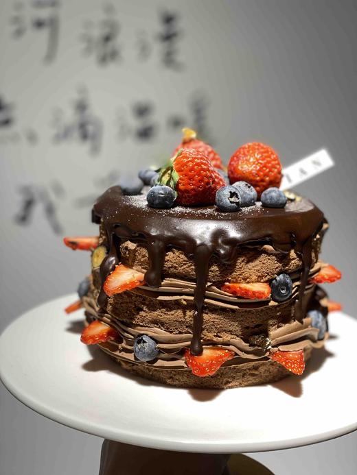 黑巧克力瀑布蛋糕，重度巧克力爱好者福利 商品图2