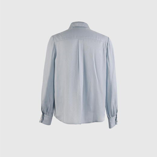 肩捏遮袖松紧长袖衬衣 商品图3