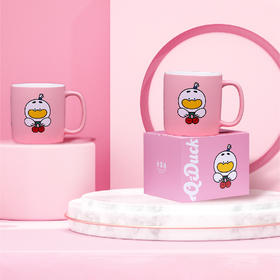 萌宝鸭樱粉马克杯