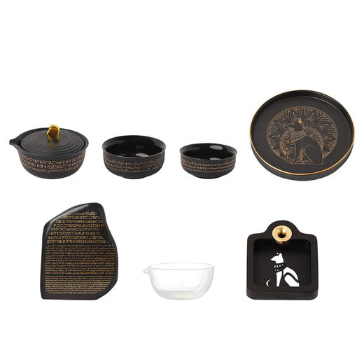 大英博物馆罗塞塔石碑系列经典“茶花香” 茶具礼盒 套装送礼自用 商品图4