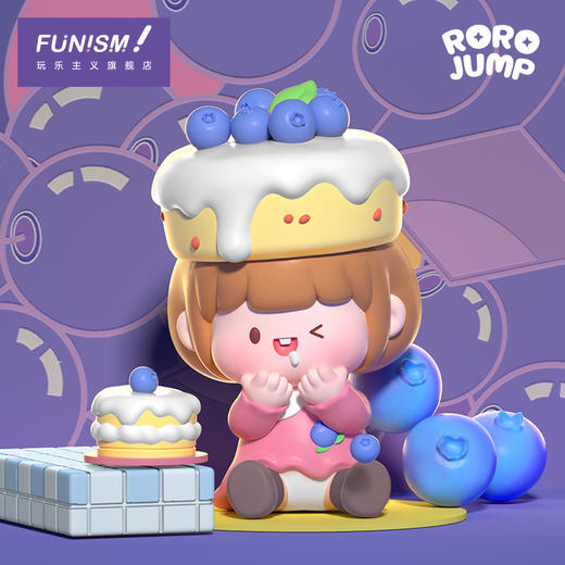 玩乐主义 肉肉酱甜品小镇盲盒手办可爱摆件情侣礼物新款 商品图4