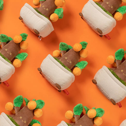 博物文创 金桔树毛绒仿真盆景摆件大吉大利新年春节礼物 商品图4