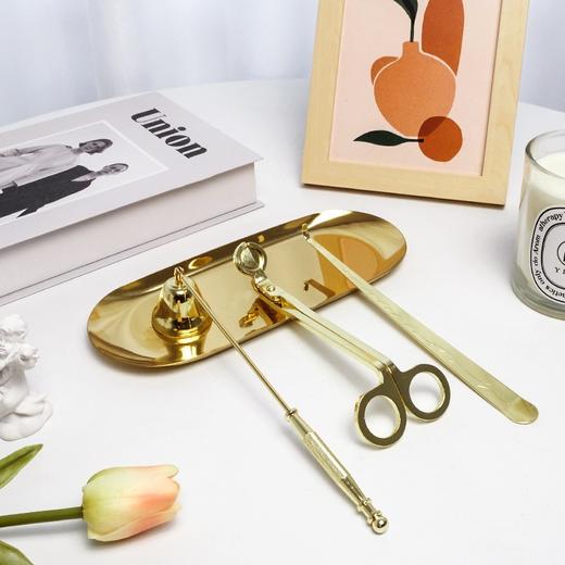 充值下单更划算‼ 尹谜香薰蜡烛三件套】灭烛器灭烛钩灭烛罩 商品图0