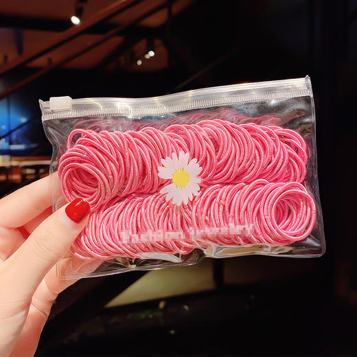 【扎得紧 不伤发】婴儿非一次性皮筋宝宝婴幼儿童不伤发小号发圈扎头发头绳发饰头饰 商品图12