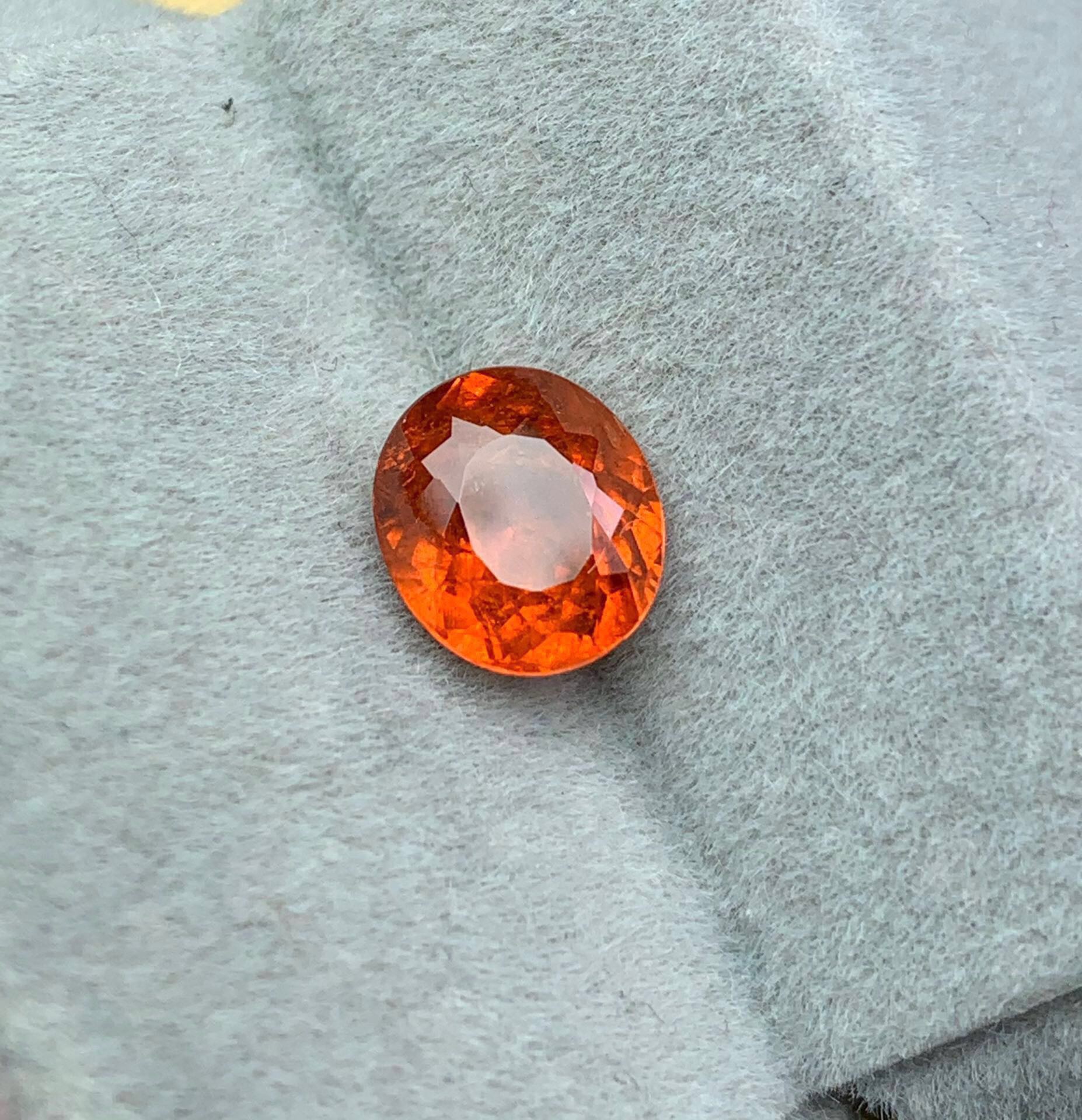 735ct 天然芬达石石榴石裸石