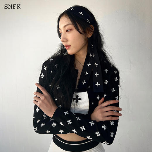 预售|SMFK Garden 花园双面开衫 黑白UT024BW .潮快闪[福利品] 商品图2