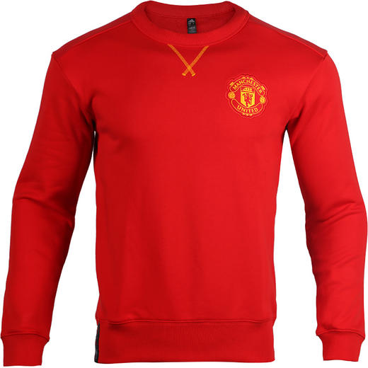 ADIDAS/阿迪达斯曼联足球运动休闲套头成人卫衣男H63992 商品图4