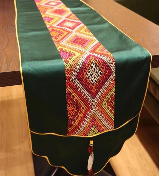 【非遗】傣族织锦云锦桌旗/茶席 商品图0