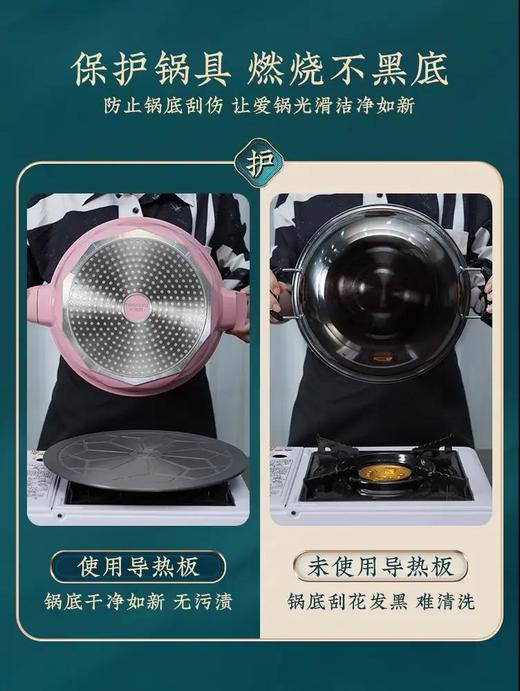 帝伯朗厨房煤气灶导热板，家用燃气灶导热片解冻盘防烧黑节能导热盘 商品图2