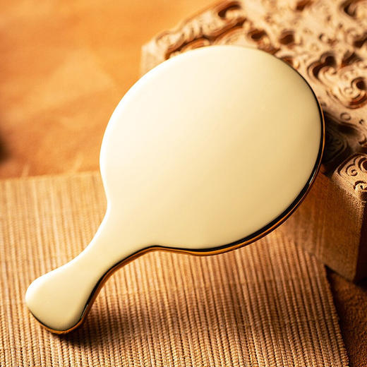 【6F】朱炳仁 铜 流年芳华手柄铜镜 家居饰品 艺术品生活 礼品礼 流年芳华铜镜 商品图2