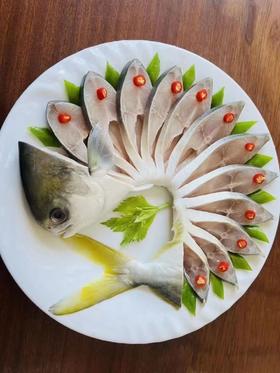 拉花金鲳鱼450克/条