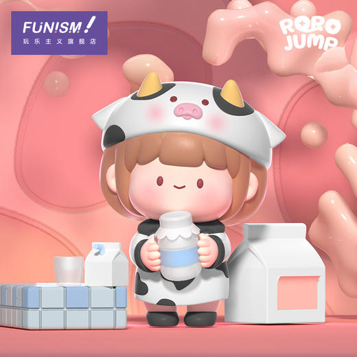 玩乐主义 肉肉酱甜品小镇盲盒手办可爱摆件情侣礼物新款 商品图0